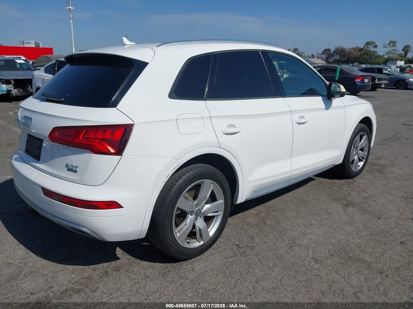 Vin: wa1anafy6j2010086, lot: 46154362, audi q5 2.0t premium/2.0t tech premium 20184