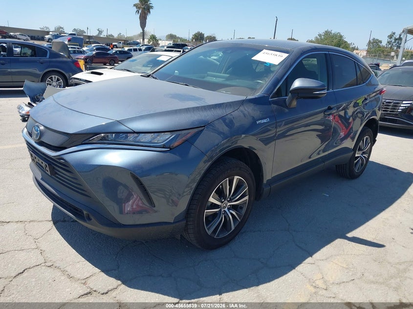 Vin: jteaaaah7mj083031, lot: 46154394, toyota venza le 20212
