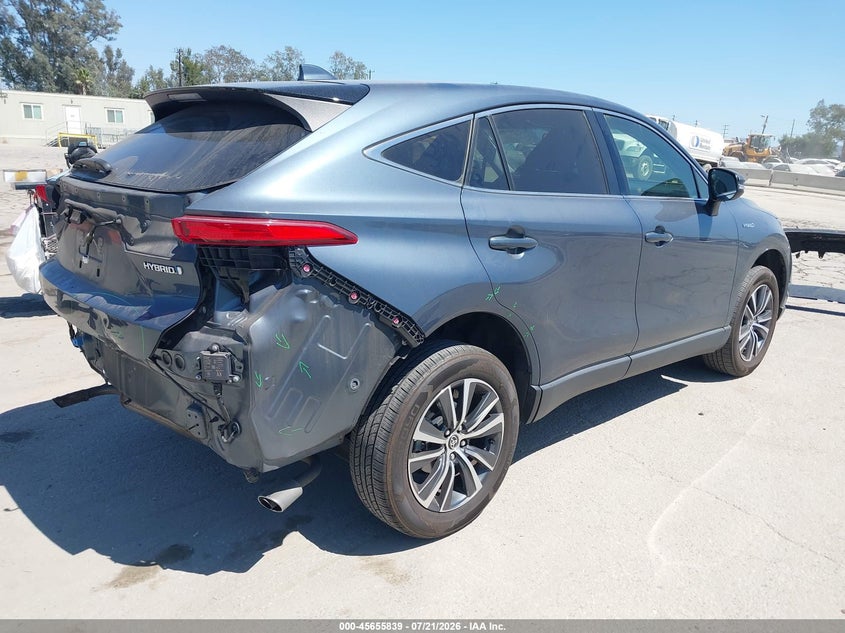 Vin: jteaaaah7mj083031, lot: 46154394, toyota venza le 20214