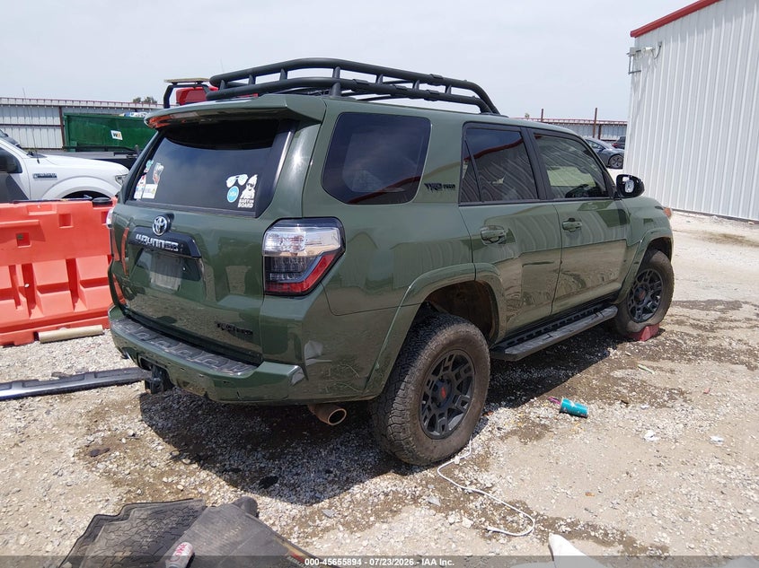 Vin: jtebu5jr4l5744856, lot: 46154449, toyota 4runner trd pro 20204