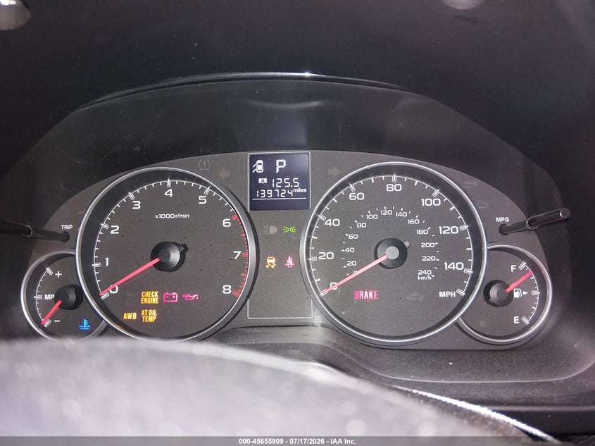 2014 SUBARU OUTBACK auction photo 7