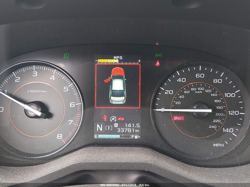 2021 SUBARU CROSSTREK auction photo 7