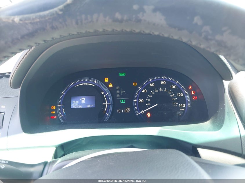 2010 LEXUS HS 250H auction photo 7