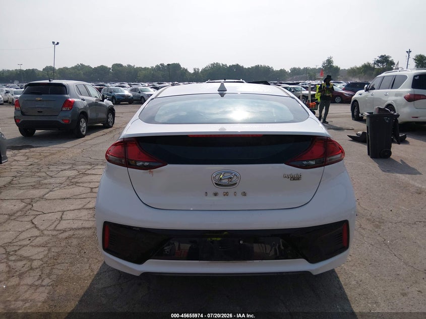 2017 Hyundai Ioniq Hybrid Blue VIN: KMHC65LC3HU023304 Lot: 45655974