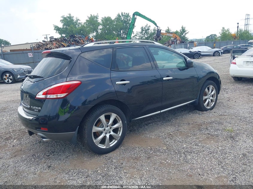 Vin: jn8az1mw8cw213296, lot: 46154598, nissan murano le 20124