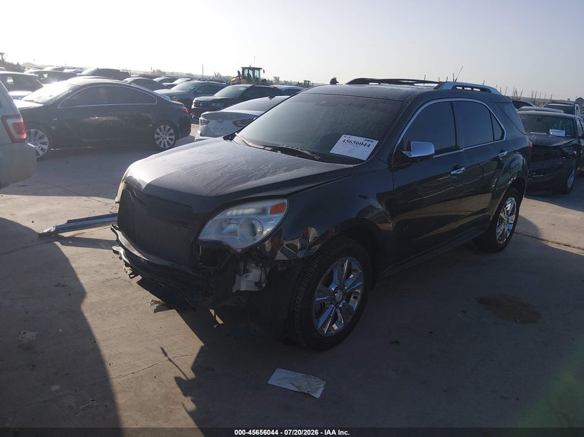 2013 Chevrolet Equinox, Front & Rear, IAAI, VIN 2GNFLGE36D6125182 — photo 2
