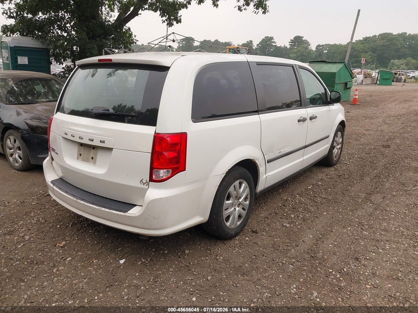 Vin: 2c4rdgbg6dr542746, lot: 46154600, dodge grand caravan american value pkg 20134