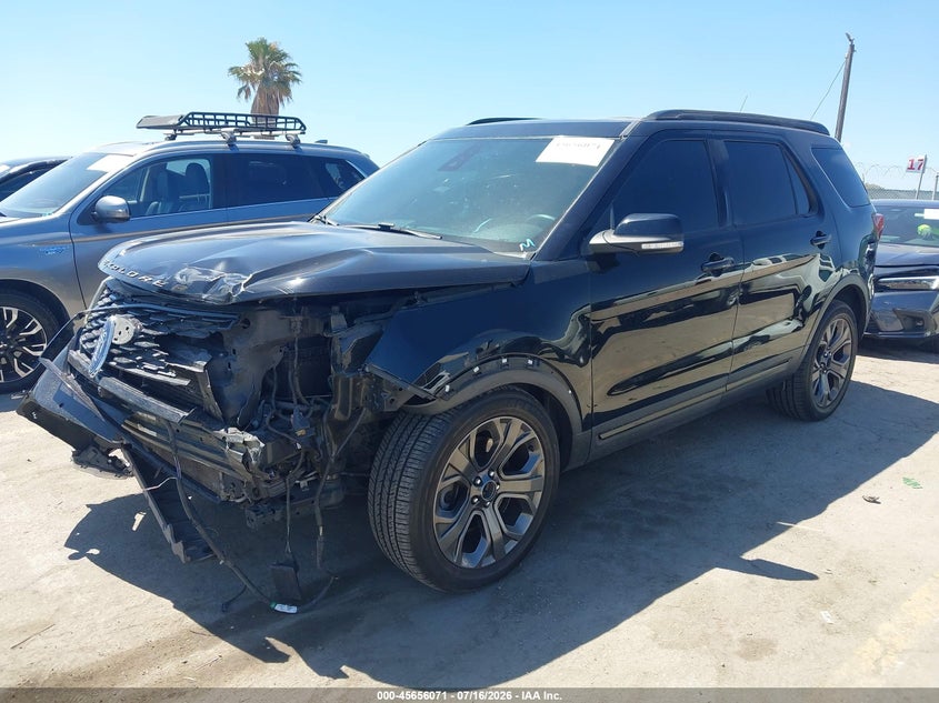 Vin: 1fm5k8gt2jga80596, lot: 46154626, ford explorer sport 20182