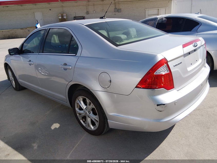 Vin: 3fahp0ha8cr341376, lot: 46154628, ford fusion se 20123
