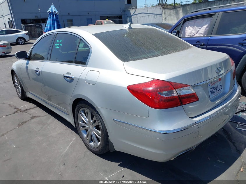 2012 Hyundai Genesis 3.8 VIN: KMHGC4DD7CU202093 Lot: 45656118