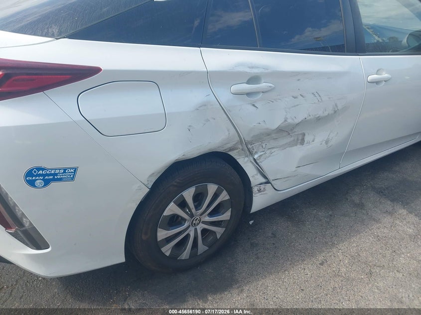 TOYOTA PRIUS PRIME 2021 VIN JTDKAMFPXM3183154