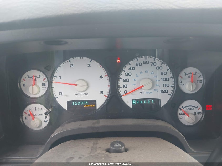 2005 Dodge Ram 2500 Slt/Laramie VIN: 3D7KS28C75G730154 Lot: 45656276