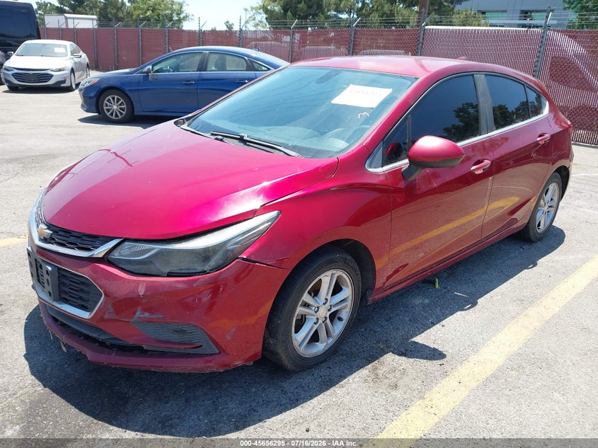 2017 Chevrolet Cruze, Обычный износ, IAAI, VIN 3G1BE6SM8HS544840 — фото 2