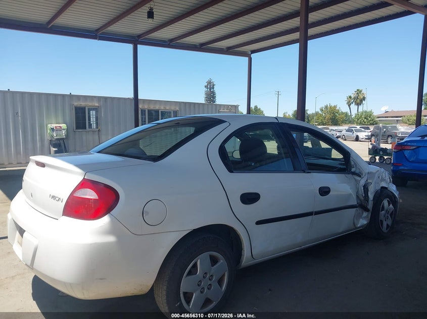 2004 Dodge Neon Se VIN: 1B3ES26C24D506197 Lot: 45656310