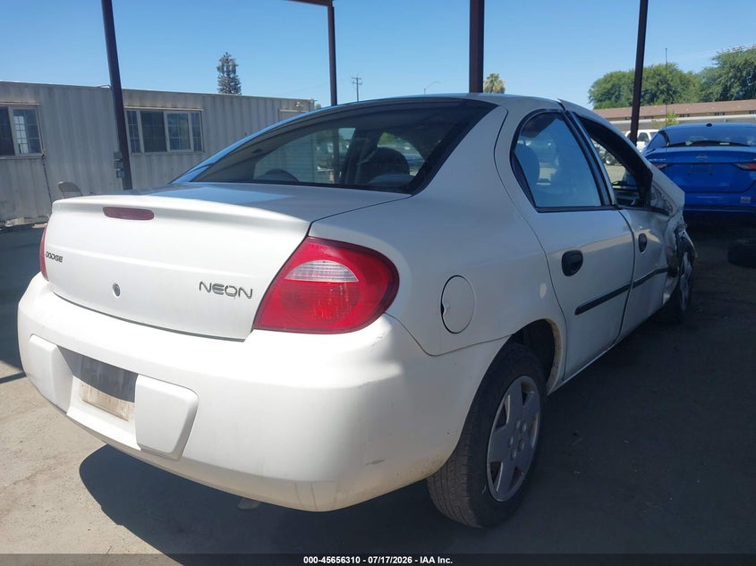2004 DODGE NEON auction photo 4