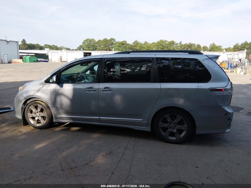 2012 Toyota Sienna Se 8 Passenger VIN: 5TDXK3DC9CS200584 Lot: 45656318