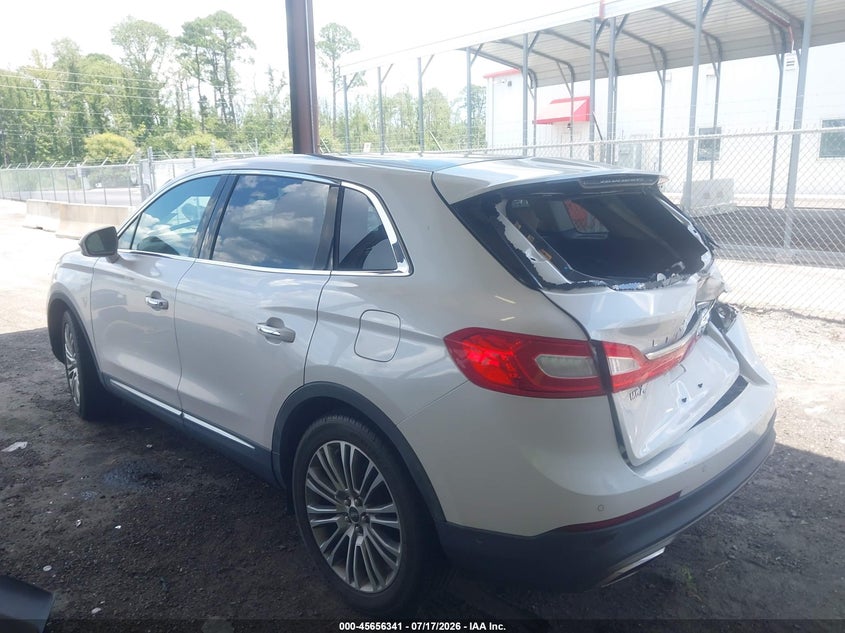 2017 Lincoln Mkx Reserve VIN: 2LMPJ6LR4HBL47012 Lot: 45656341