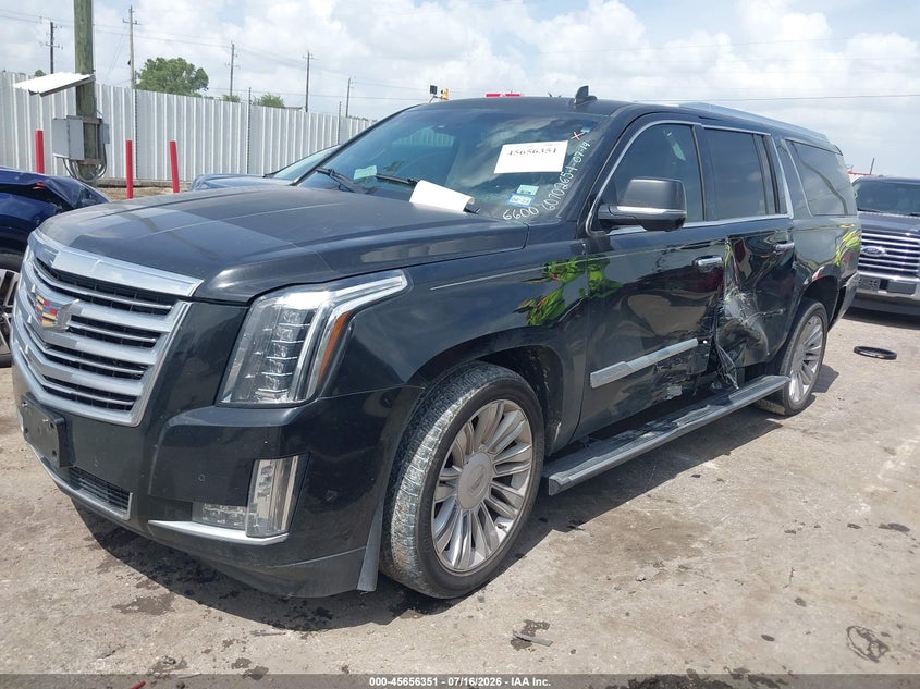 Vin: 1gys3kkj5hr276600, lot: 46154906, cadillac escalade esv platinum 20172