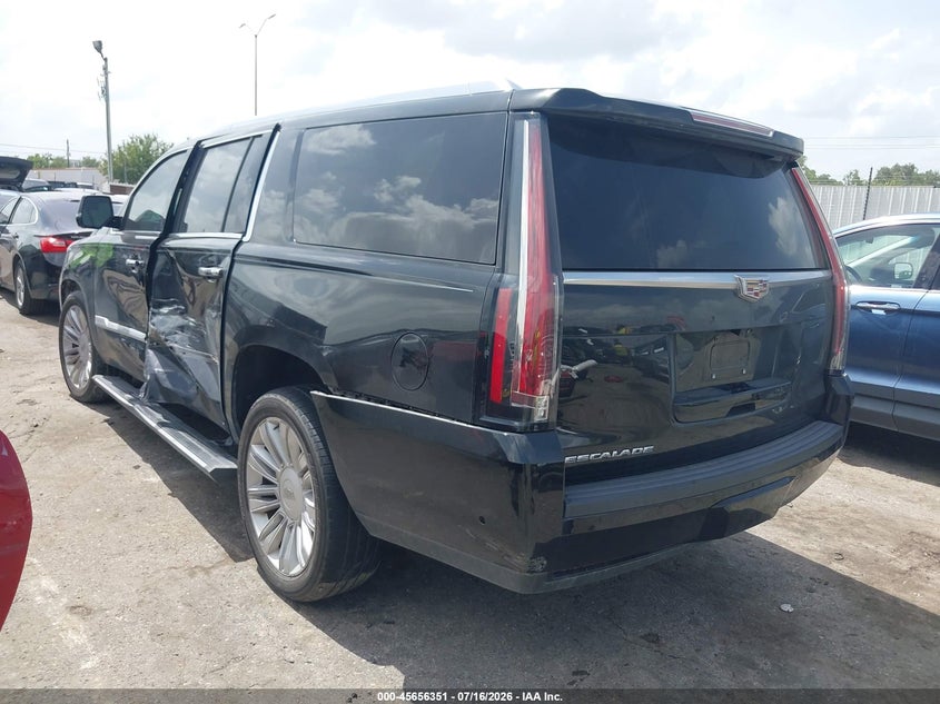 Vin: 1gys3kkj5hr276600, lot: 46154906, cadillac escalade esv platinum 20173