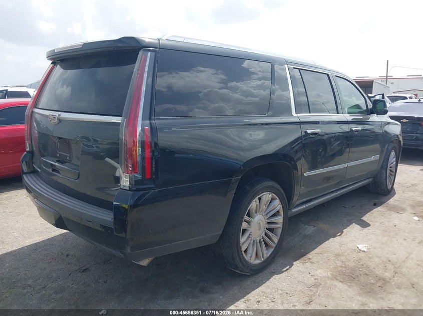 Vin: 1gys3kkj5hr276600, lot: 46154906, cadillac escalade esv platinum 20174