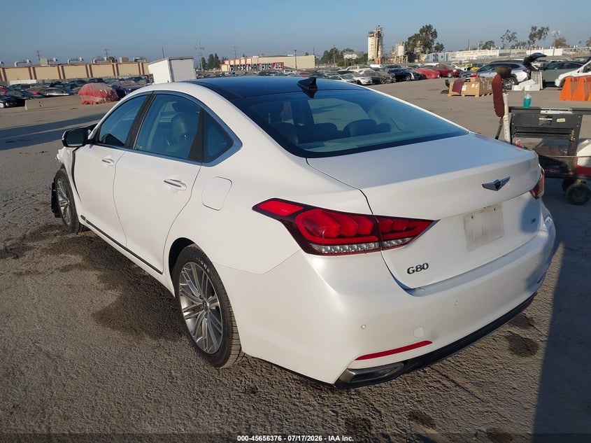 Vin: kmhgn4je5ju239065, lot: 46154931, genesis g80 3.8 20183