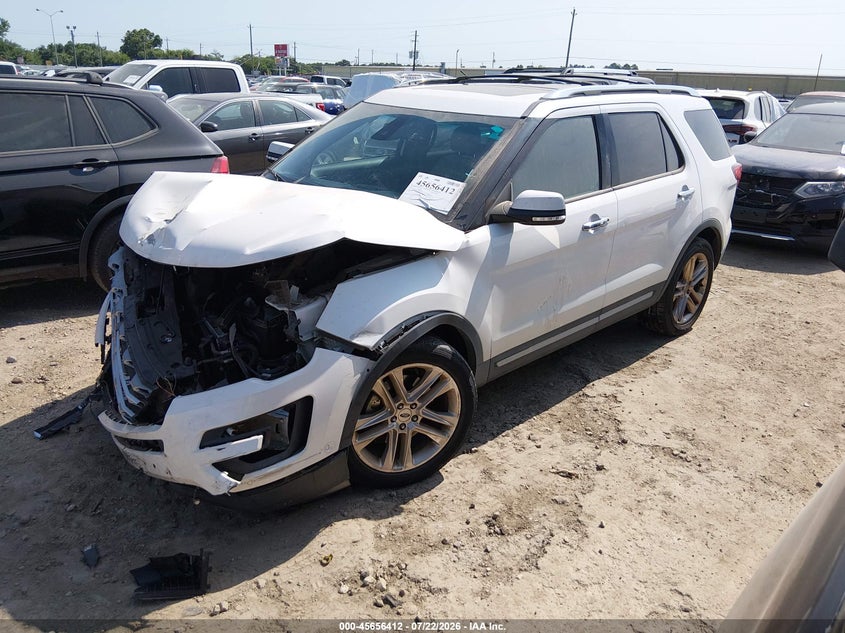 Vin: 1fm5k7f82hga25941, lot: 46154967, ford explorer limited 20172