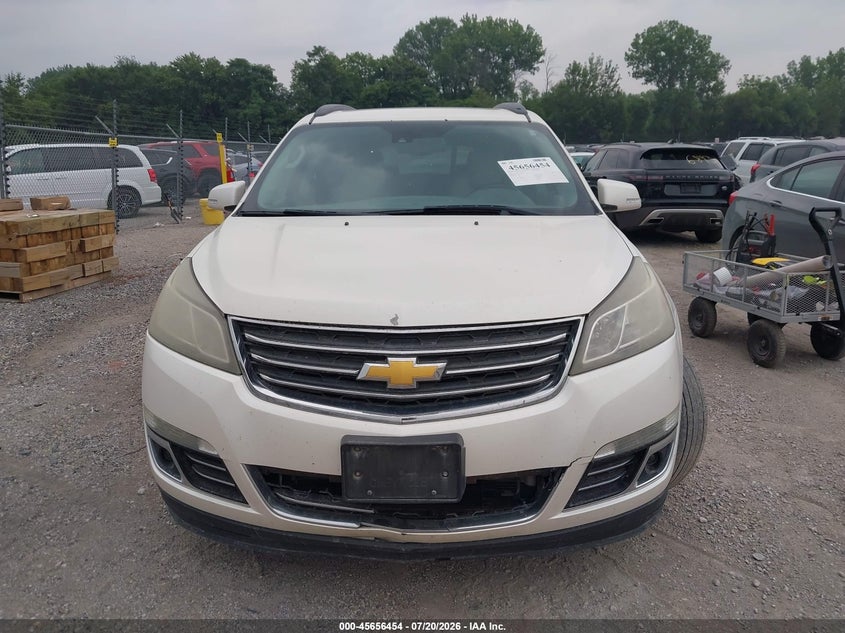 2014 Chevrolet Traverse Ltz VIN: 1GNKVJKDXEJ376116 Lot: 45656454