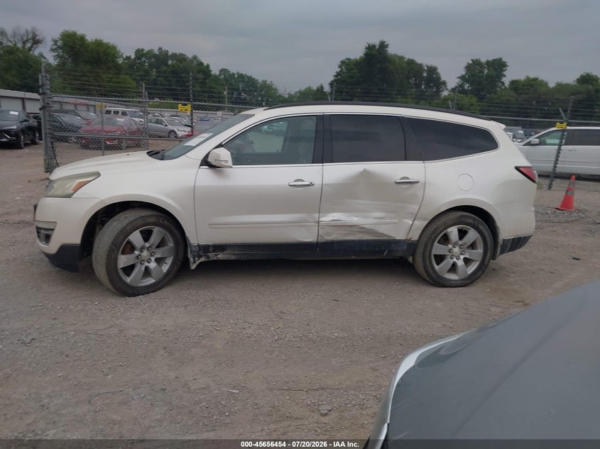 2014 Chevrolet Traverse Ltz VIN: 1GNKVJKDXEJ376116 Lot: 45656454