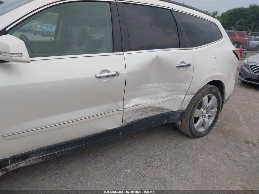 2014 Chevrolet Traverse Ltz VIN: 1GNKVJKDXEJ376116 Lot: 45656454