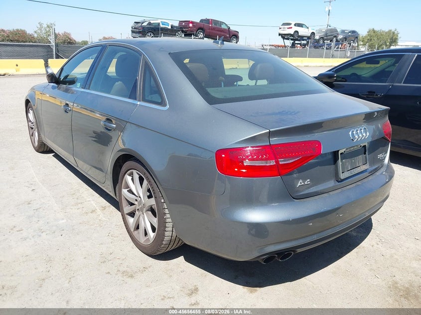 Vin: wauffafl2dn036455, lot: 46155010, audi a4 2.0t premium 20133