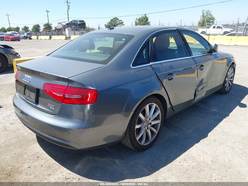 Vin: wauffafl2dn036455, lot: 46155010, audi a4 2.0t premium 20134