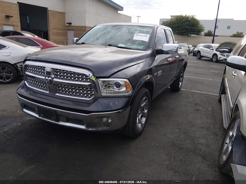 Vin: 1c6rr6jt3hs582689, lot: 46155054, ram 1500 laramie  4x2 6'4 box 20172
