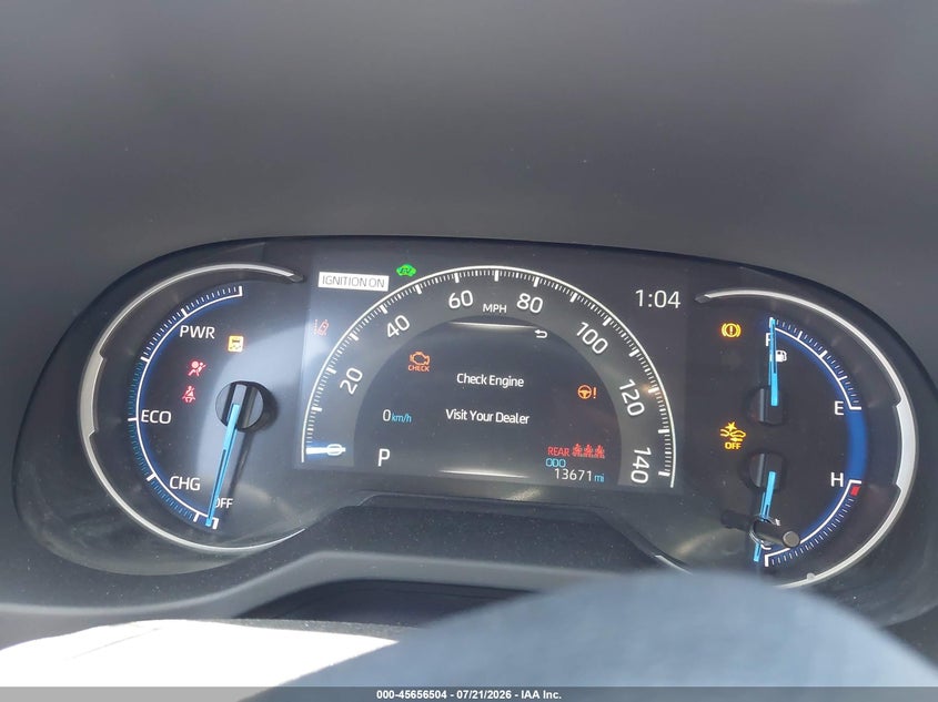 2025 Toyota Rav4 Hybrid Xle VIN: JTMRWRFV7SJ088314 Lot: 45656504