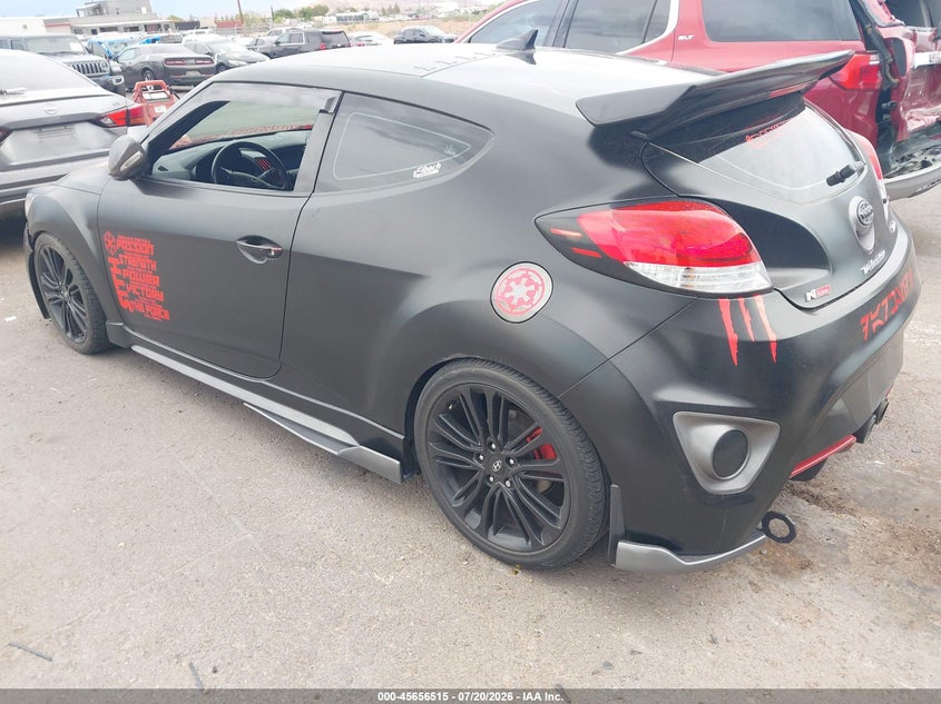 2017 HYUNDAI VELOSTER HATCHBACK 1.6L I-4 DI, DOHC, VVT, TURBO, 201HP