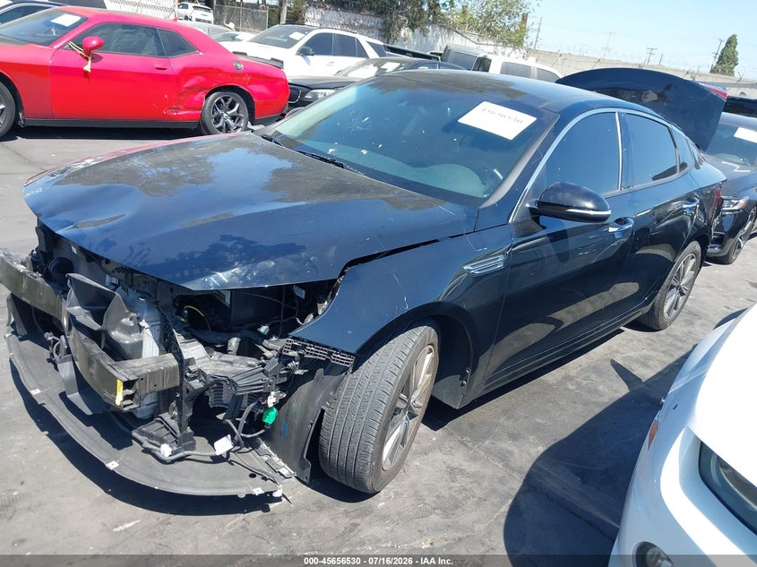 2019 Kia Optima, Удар ззаду, IAAI, VIN 5XXGU4L14KG291747 — фото 2