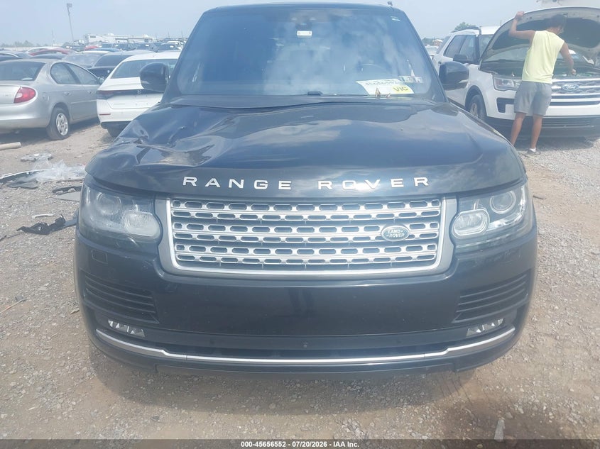 2017 Land Rover Range Rover 3.0L V6 Supercharged Hse VIN: SALGS2FV1HA369312 Lot: 45656552