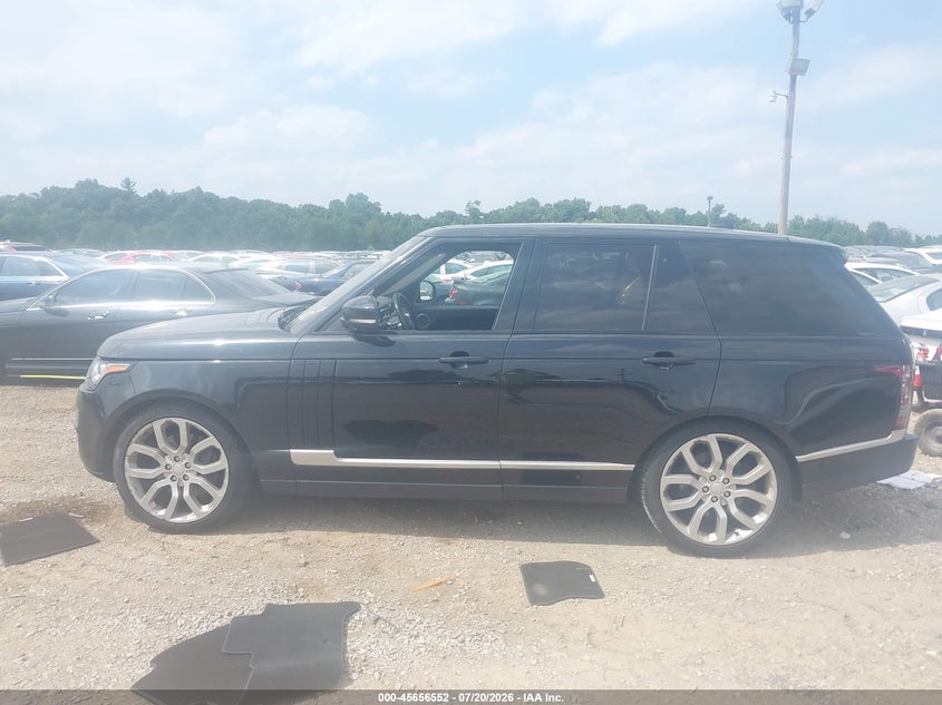 2017 Land Rover Range Rover 3.0L V6 Supercharged Hse VIN: SALGS2FV1HA369312 Lot: 45656552