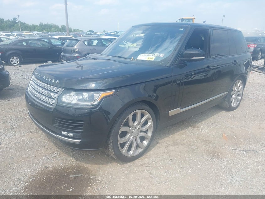 2017 Land Rover Range Rover 3.0L V6 Supercharged Hse VIN: SALGS2FV1HA369312 Lot: 45656552
