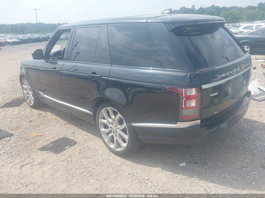 2017 Land Rover Range Rover 3.0L V6 Supercharged Hse VIN: SALGS2FV1HA369312 Lot: 45656552