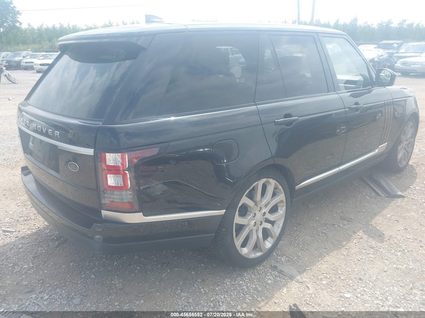 2017 Land Rover Range Rover 3.0L V6 Supercharged Hse VIN: SALGS2FV1HA369312 Lot: 45656552