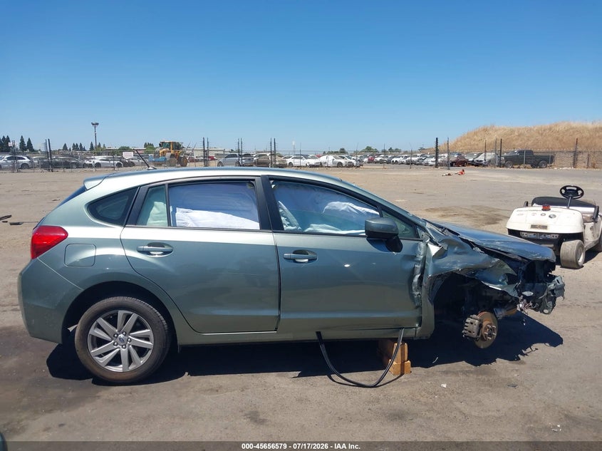 2015 Subaru Impreza 2.0I Premium VIN: JF1GPAC68FH299883 Lot: 45656579