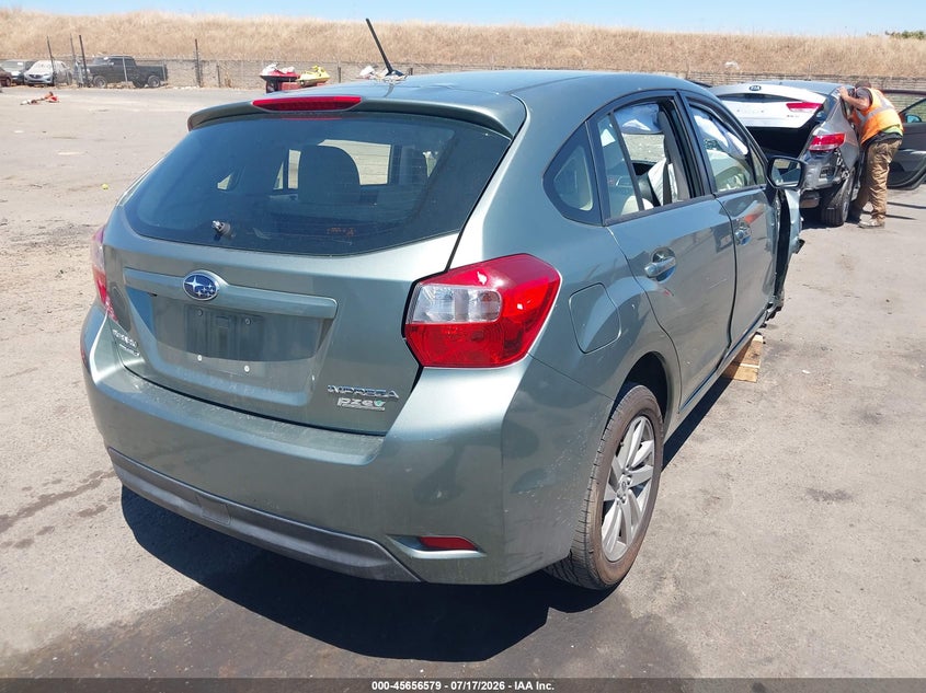 Vin: jf1gpac68fh299883, lot: 46155134, subaru impreza 2.0i premium 20154