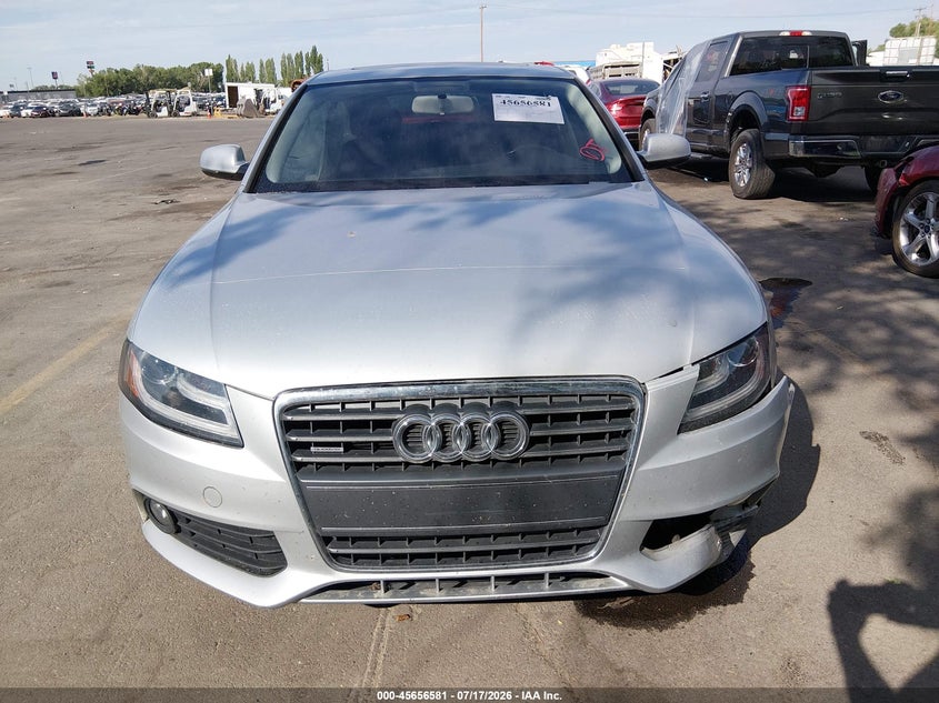 2011 Audi A4 2.0T Premium VIN: WAUBFAFL2BN027878 Lot: 45656581
