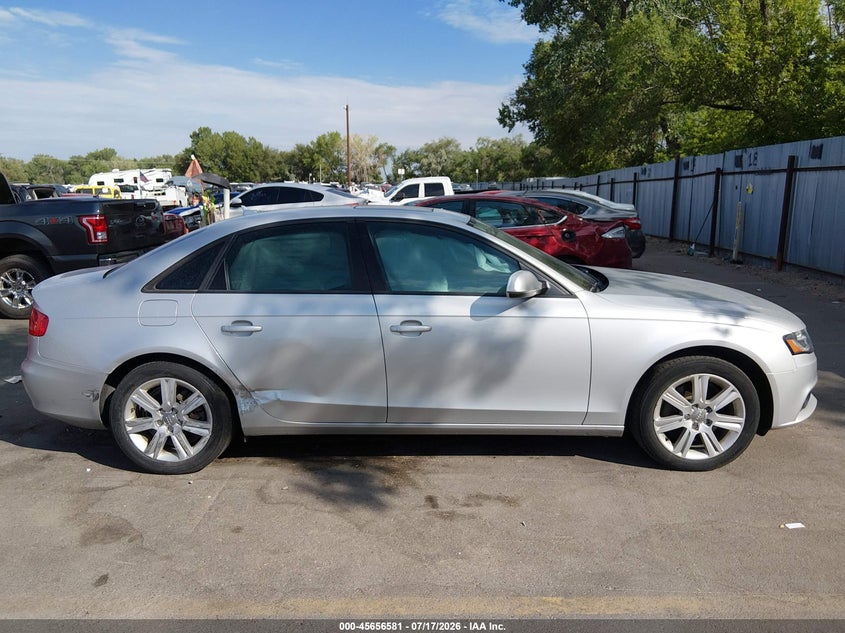 2011 Audi A4 2.0T Premium VIN: WAUBFAFL2BN027878 Lot: 45656581