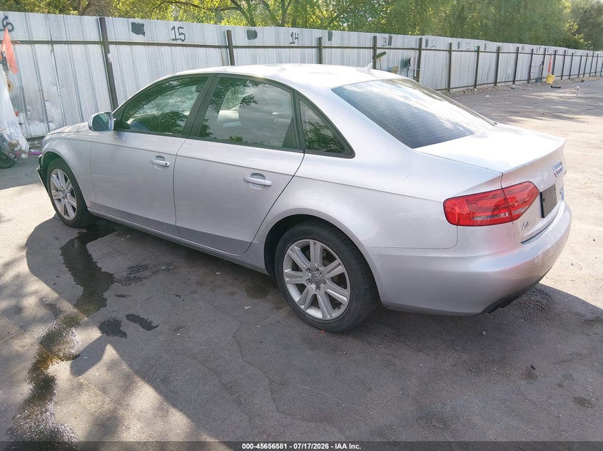 2011 Audi A4 2.0T Premium VIN: WAUBFAFL2BN027878 Lot: 45656581