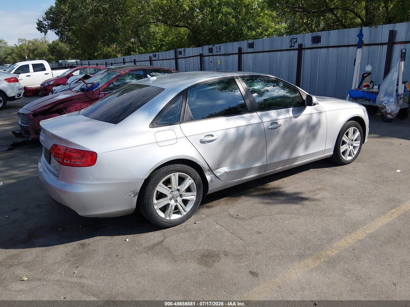 2011 Audi A4 2.0T Premium VIN: WAUBFAFL2BN027878 Lot: 45656581