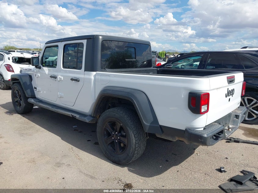 Vin: 1c6hjtag3ll186348, lot: 46155140, jeep gladiator sport s 4x4 20203
