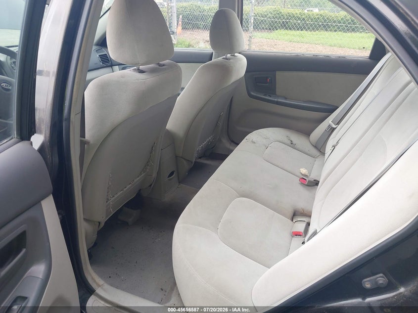 2006 Kia Spectra Ex/Lx/Sx VIN: KNAFE121165298400 Lot: 45656587