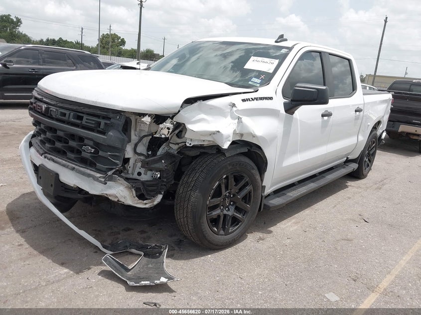 2022 Chevrolet Silverado, Front End, IAAI, VIN 3GCPABEK2NG503145 — photo 2