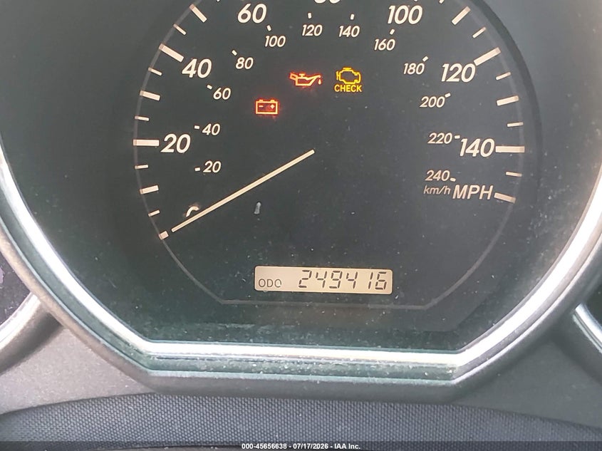 2004 Lexus Rx 330 VIN: JTJGA31U440004117 Lot: 45656638